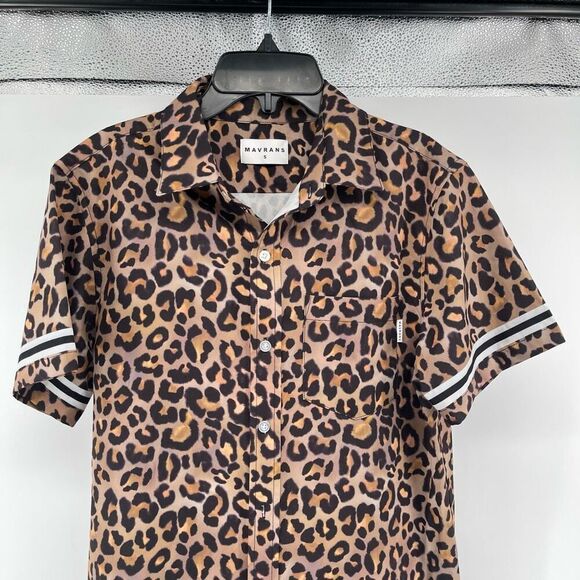 Mavrans Leopard Print Shirt – Unisex, UPF 50, 4-Way Stretch, Limited Edition - Picture 4 of 15